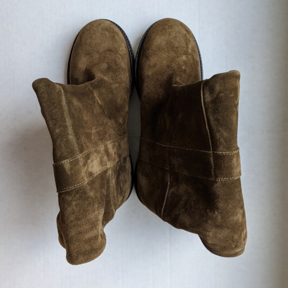 Marni Brown Suede Boots with Lug Sole - Picture 6 of 16